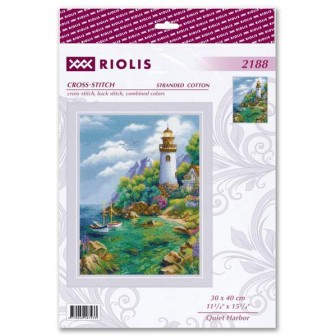 Riolis Kit de broderie Port tranquille