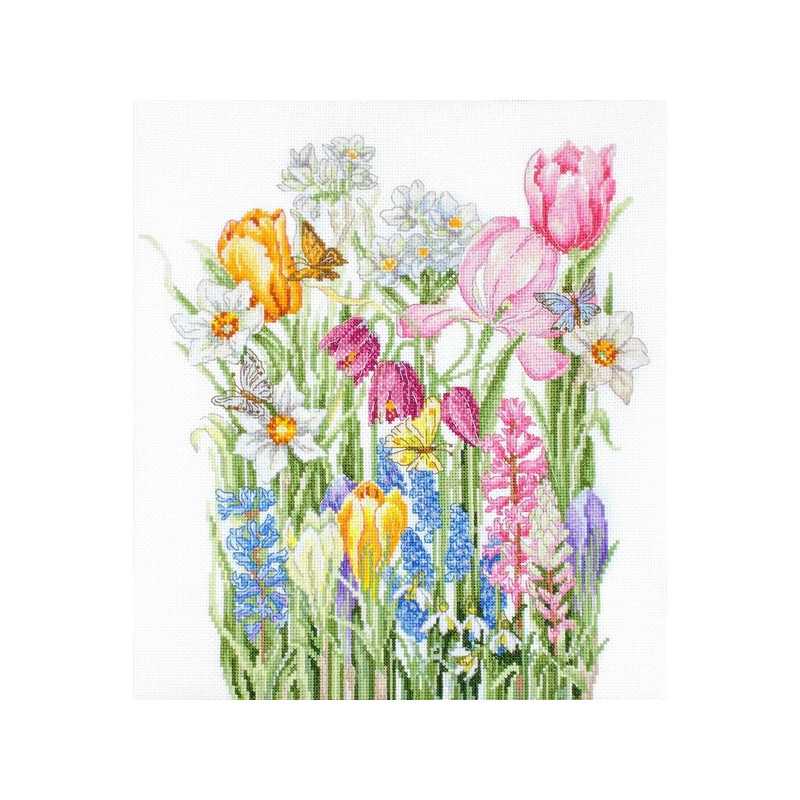 Embroidery kit March Bouquet Embroidery kit March Bouquet