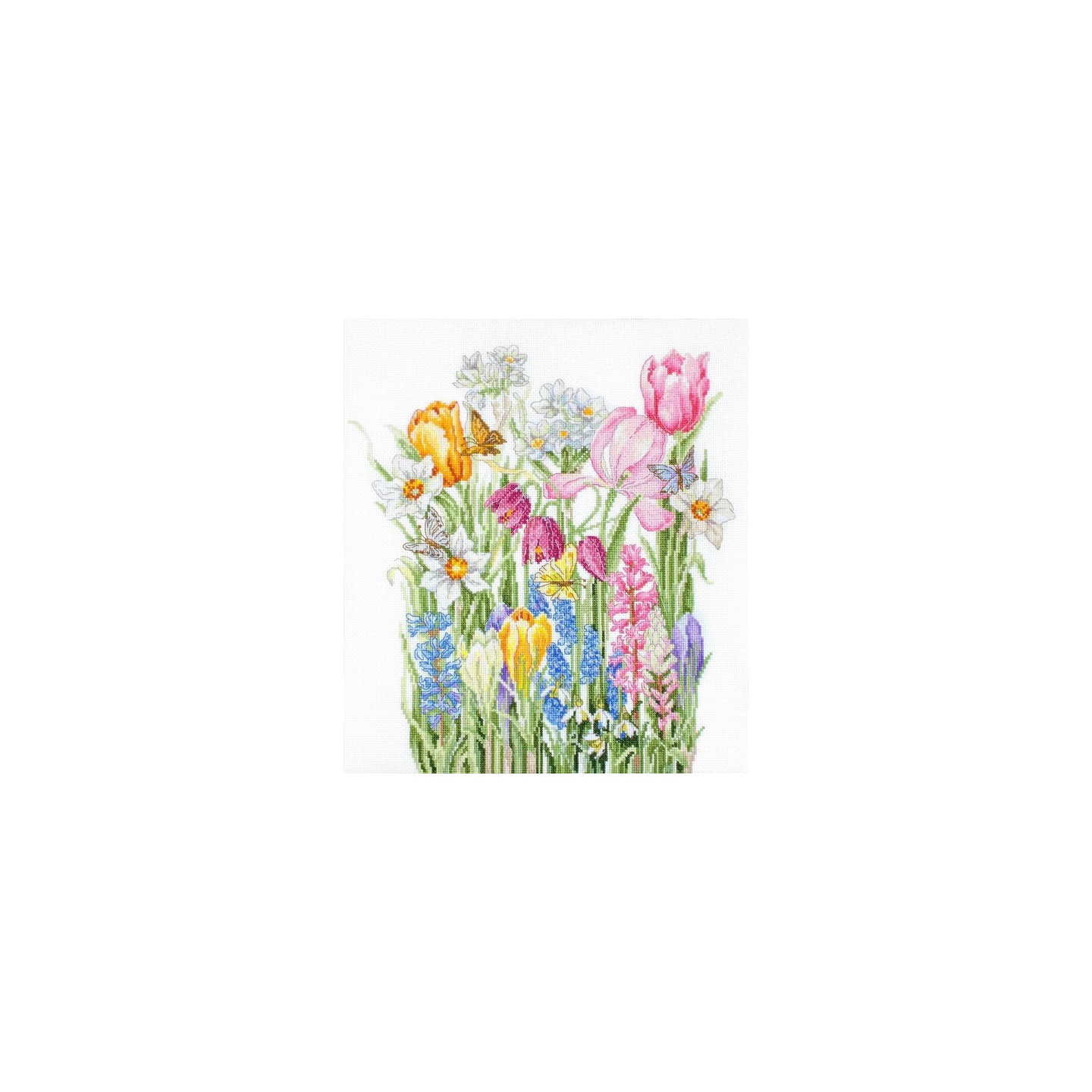 Luca-S Kit de broderie Bouquet de mars