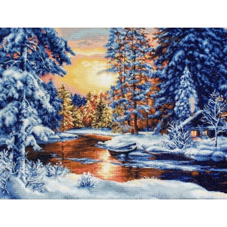 Luca-S Stickset Winterlandschaft