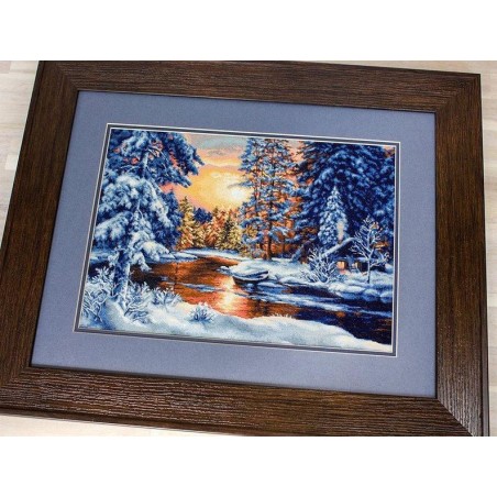 Borduurpakket Winterlandschap