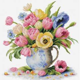 Luca-S Borduurpakket Tulpenboeket