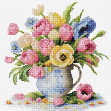 Luca-S Borduurpakket Tulpenboeket