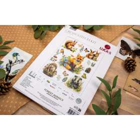 Embroidery kit Forest Animals Embroidery kit Forest Animals