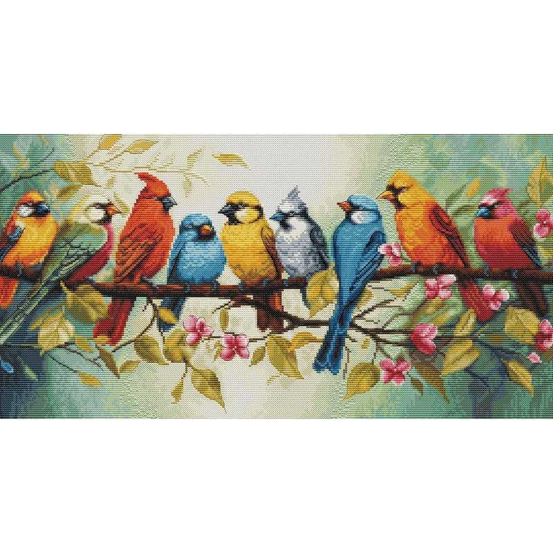 Embroidery kit The Song of the Birds Embroidery kit The Song of the Birds