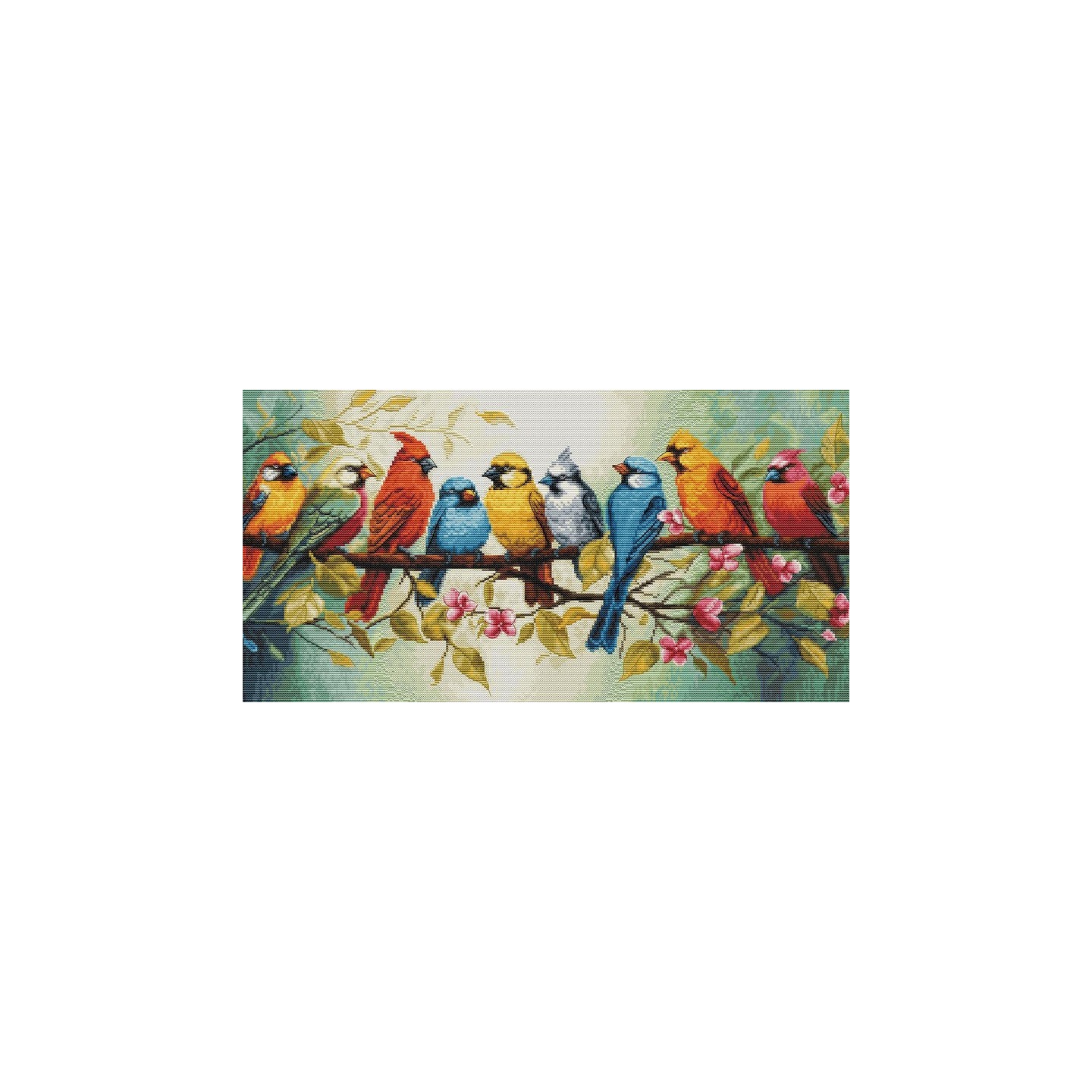 Kit de broderie Le chant des oiseaux