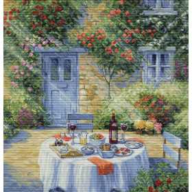 Luca-S Kit de broderie Jardin romantique
