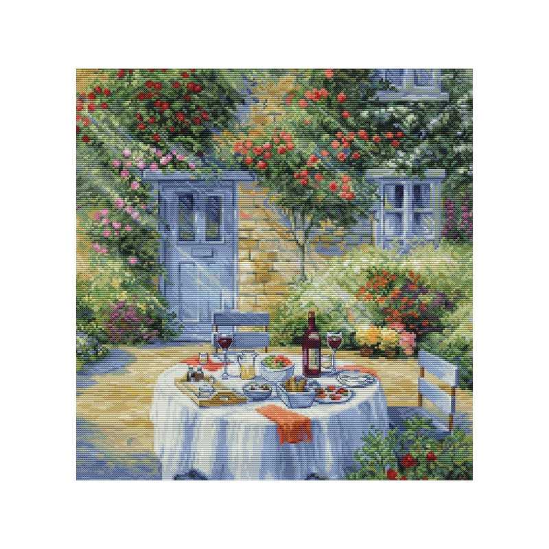 Kit de broderie Jardin romantique Kit de broderie Jardin romantique