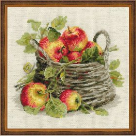 Riolis Embroidery kit Ripe apples