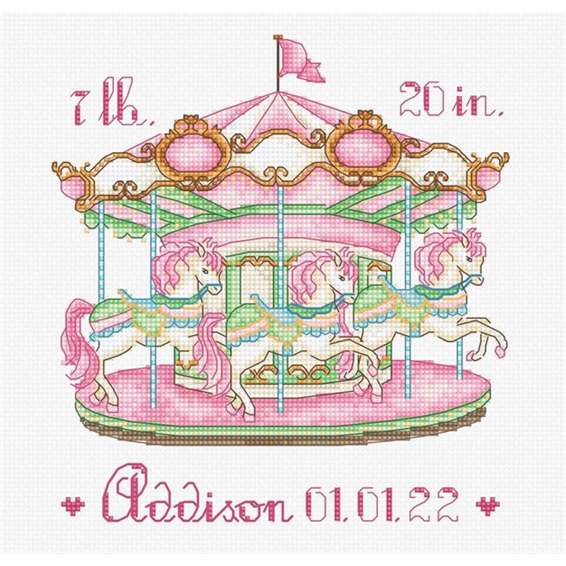 Kit de broderie Carrousel pour bébé Kit de broderie Carrousel pour bébé