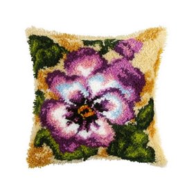 Knüpfkissenpackung Blumen 4086