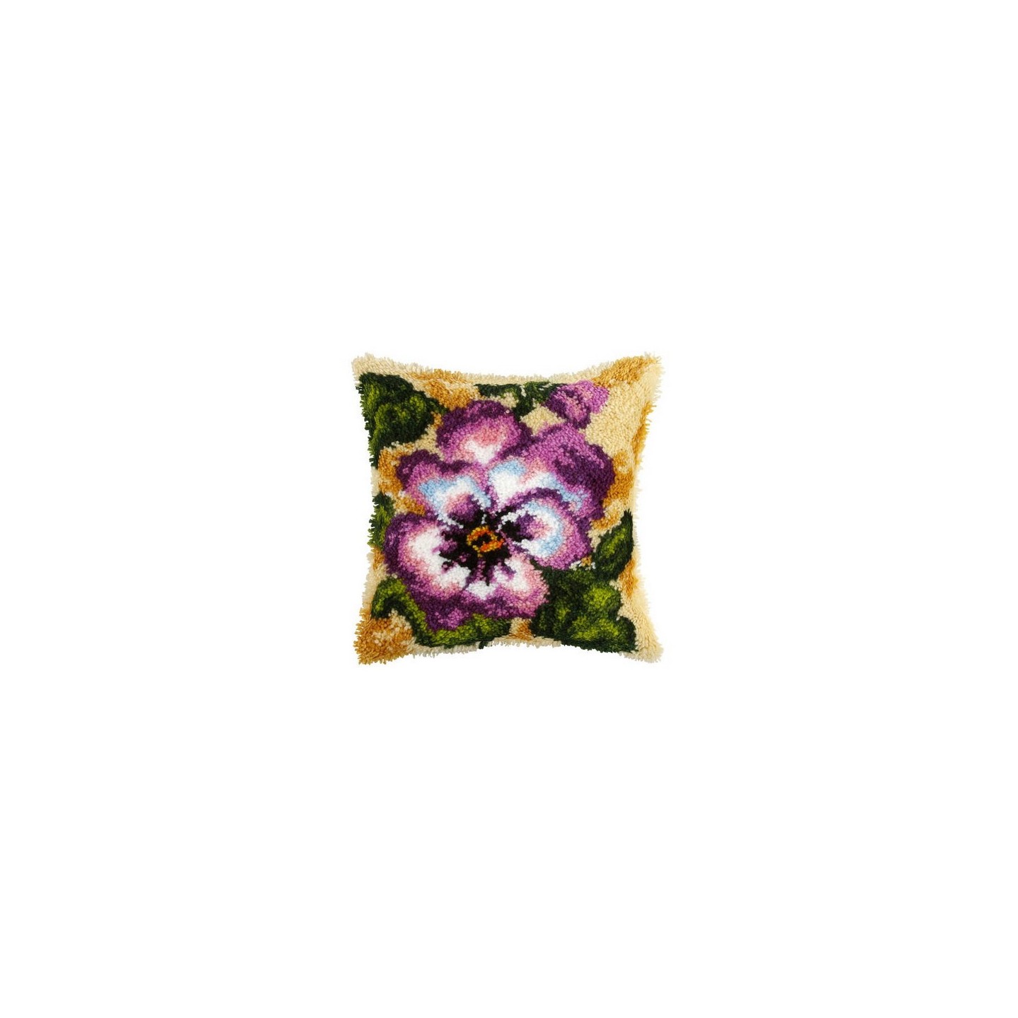 Knoopkussen kit bloemen 4086