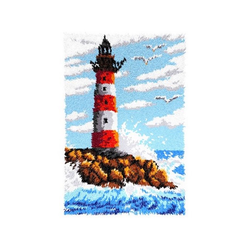 Kit tapis au point noué Phare 4199