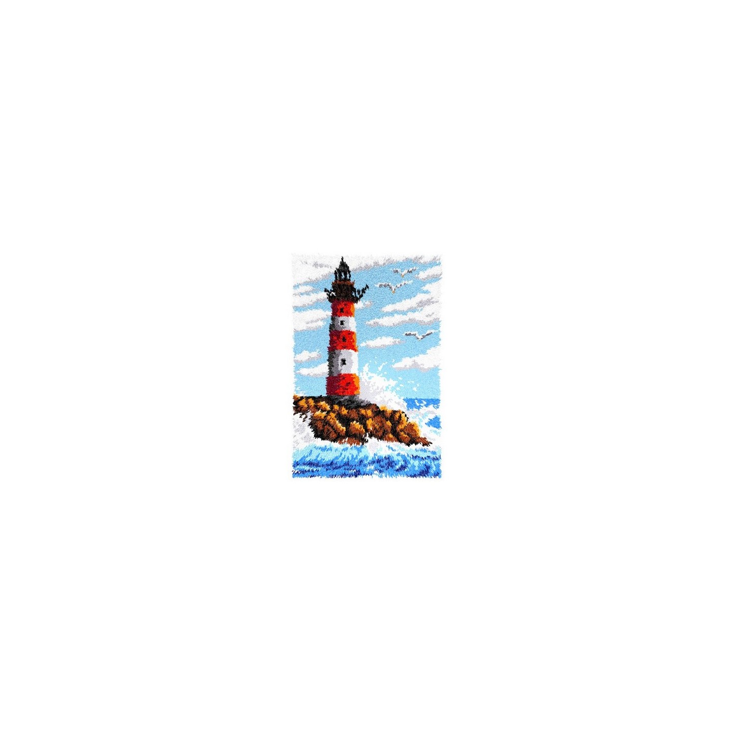 Latch hook rug kit Lighthouse 4199