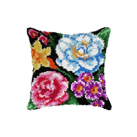 Knüpfkissenpackung Blumen 4228