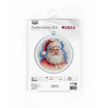 Borduurpakket Kerstman