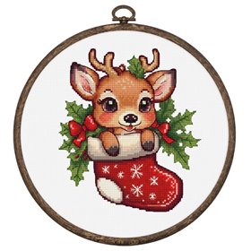 Luca-S Embroidery kit Santa's Surprise