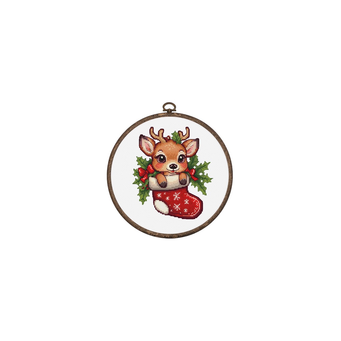 Luca-S Kit de broderie La surprise du Père Noël