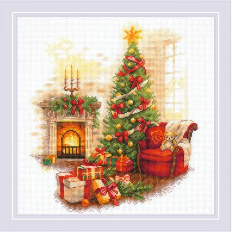 Borduurpakket Kerstsfeer Borduurpakket Kerstsfeer