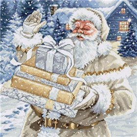 Luca-S Borduurpakket Kerstman en geschenken
