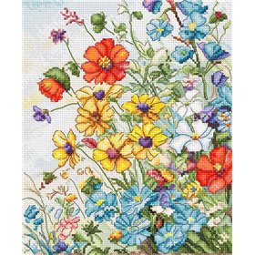 Stickset Wildblumen