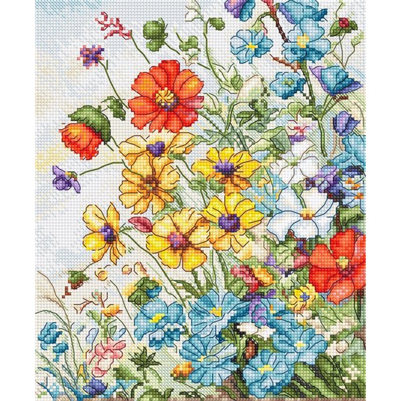 Embroidery kit Wildflowers