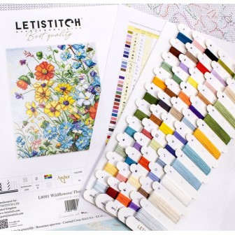 Kit de broderie Fleurs sauvages
