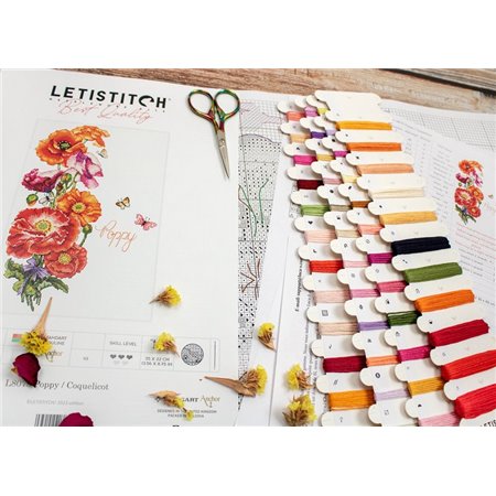 Kit de broderie Coquelicot