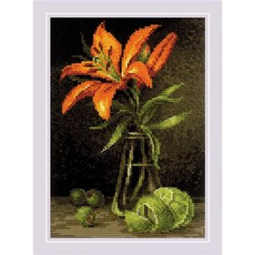 Riolis Embroidery kit Lily and Lime