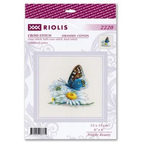 Embroidery kit Fragile Beauty Embroidery kit Fragile Beauty