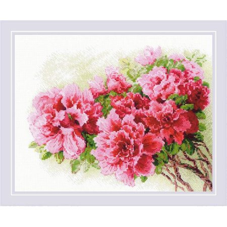 Riolis Embroidery kit Gorgeous Azalea