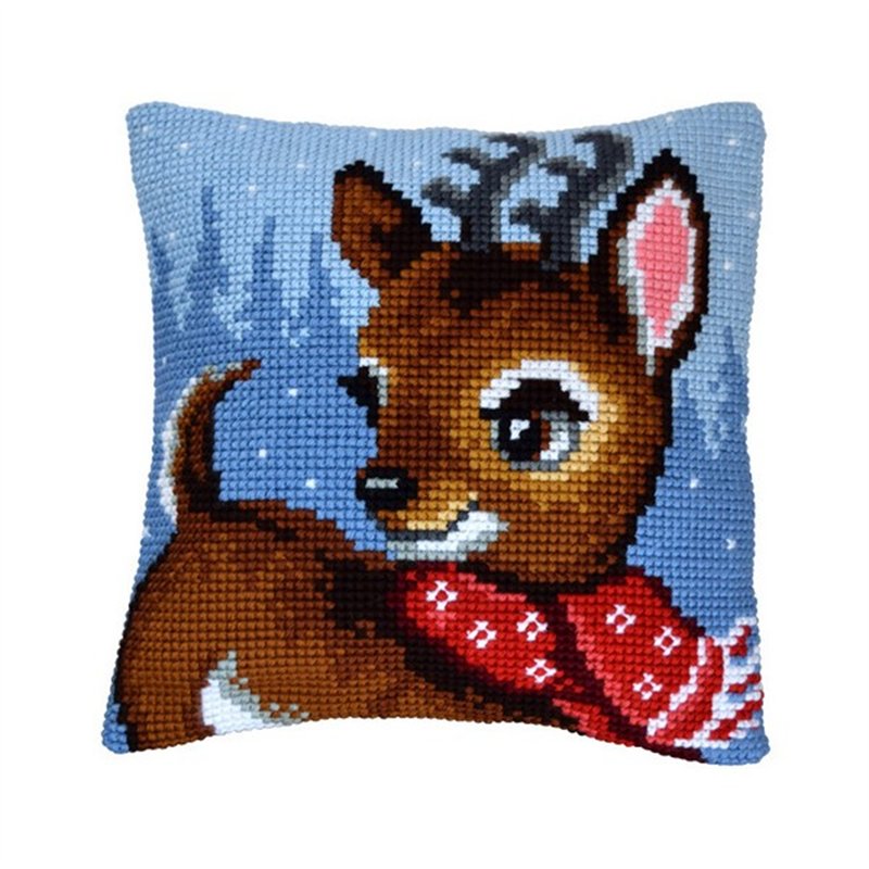 Cross stitch cushion kit Deer 99063