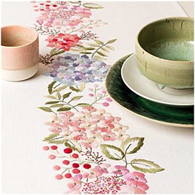 Table runner kit Hydrangeas