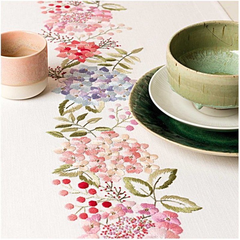 Table runner kit Hydrangeas Table runner kit Hydrangeas