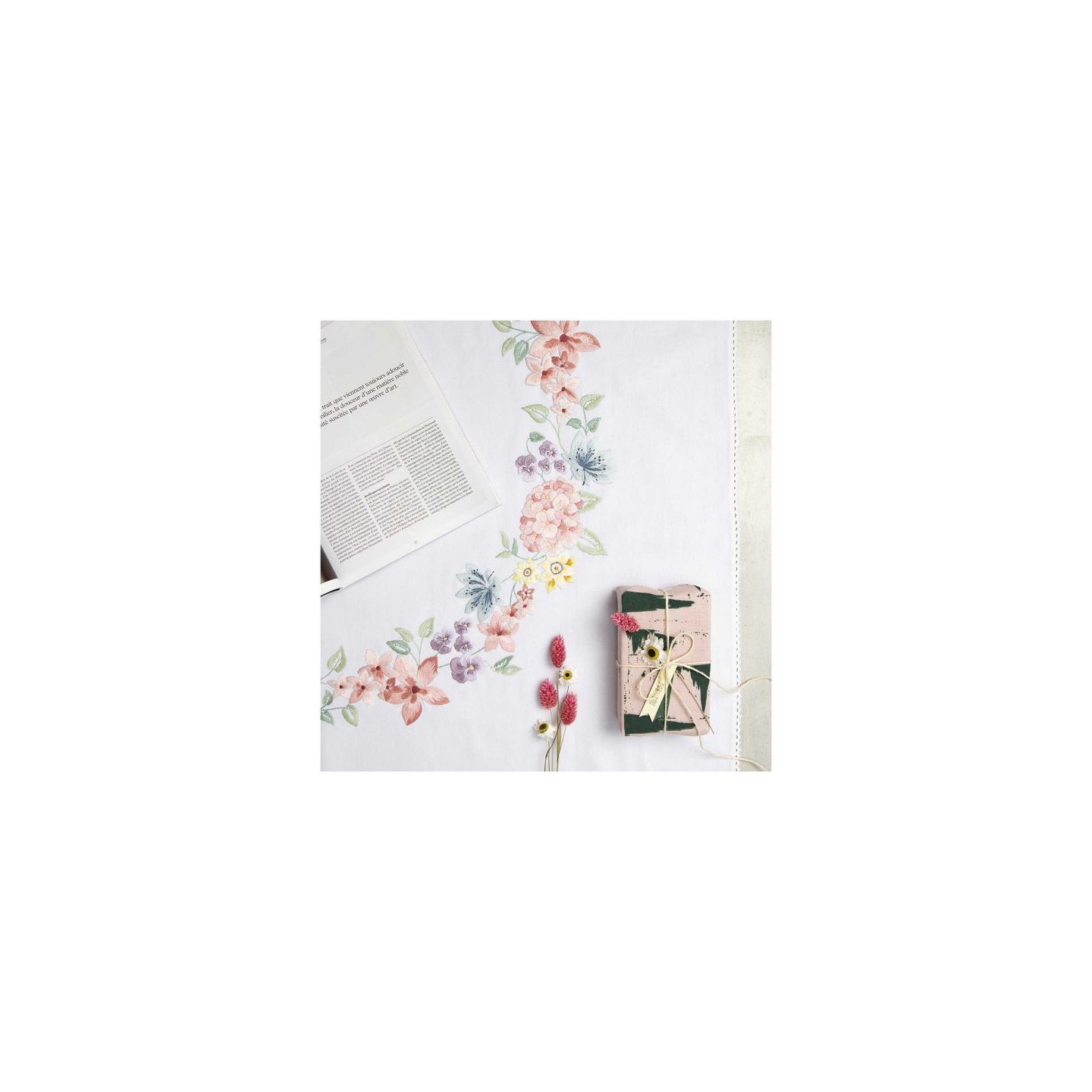 Kit nappe Couronne d'hortensias