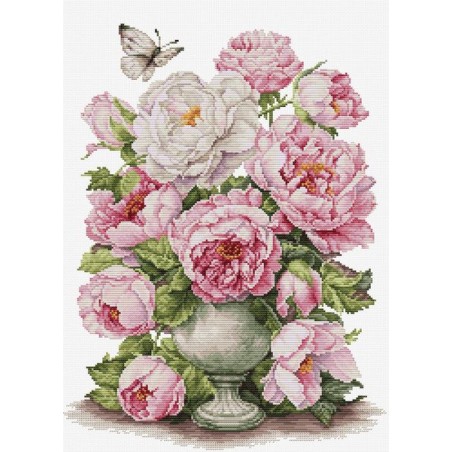 Luca-S Stickset Die Romantik der Rosen