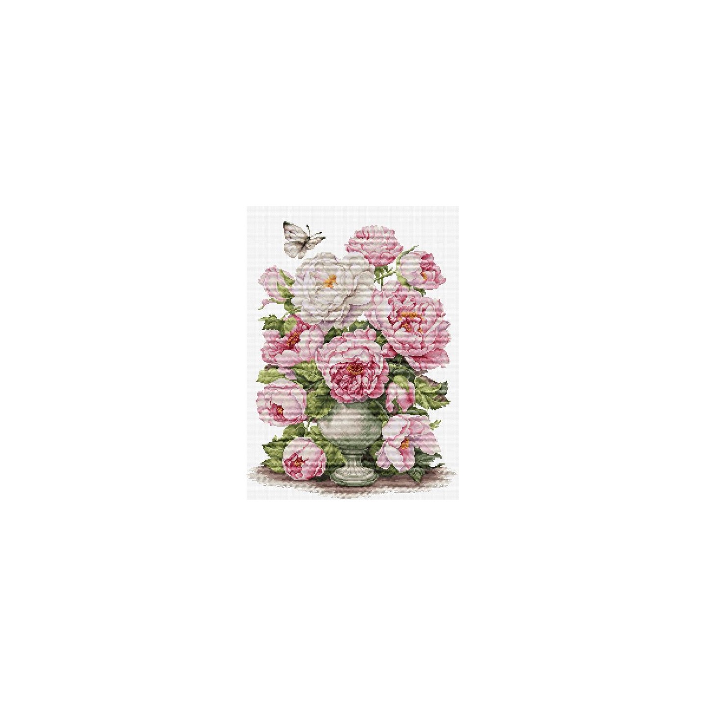 Luca-S Kit de broderie La romance des roses