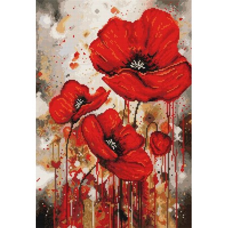 Luca-S Stickset Die Vibration der Mohnblumen