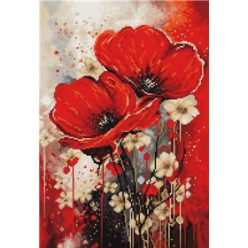 Luca-S Embroidery kit The Dance of The Poppies