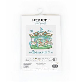 Borduurpakket Baby Carrousel