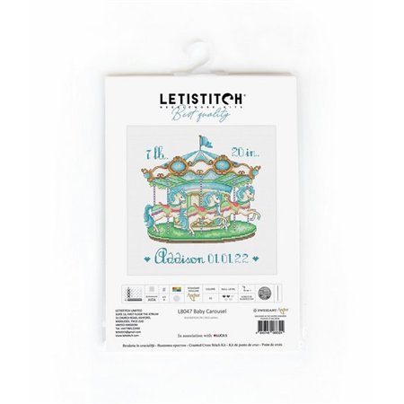 Borduurpakket Baby Carrousel II
