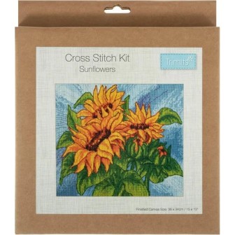 Embroidery kit Sunflowers