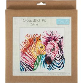 Embroidery kit Zebras