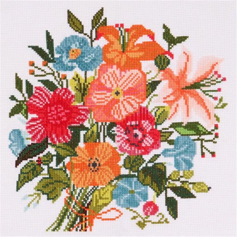 Borduurpakket Bloemenboeket