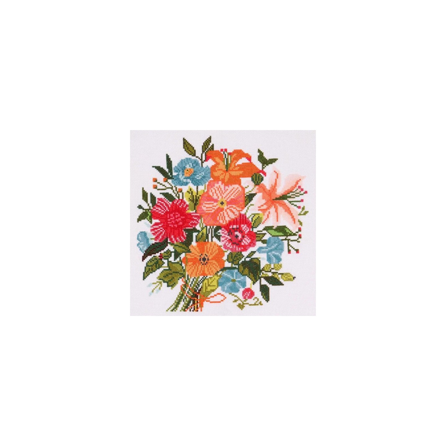 Kit de broderie Bouquet de fleurs