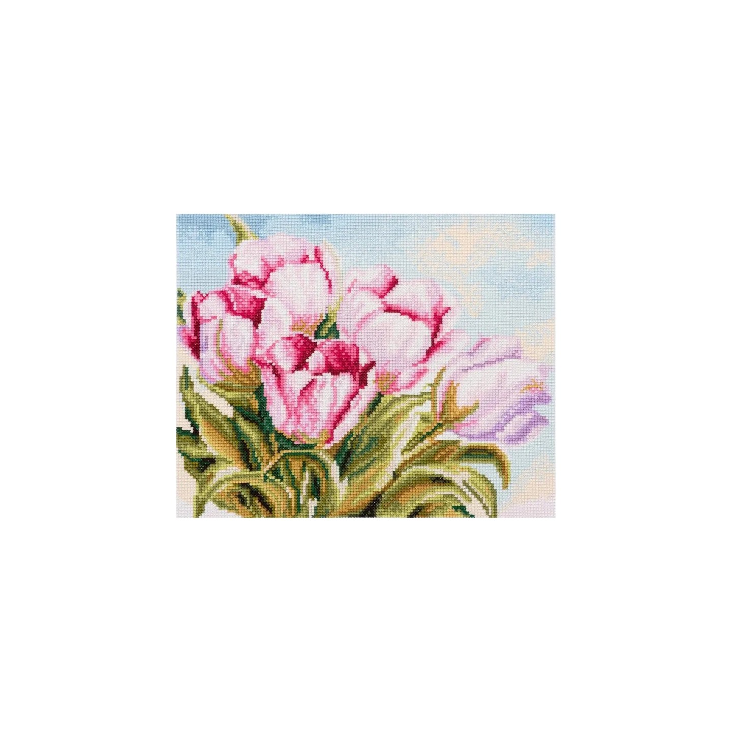 Stickset Tulpen