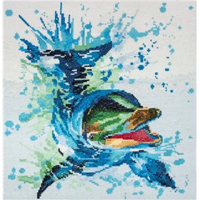 Embroidery kit Dolphin
