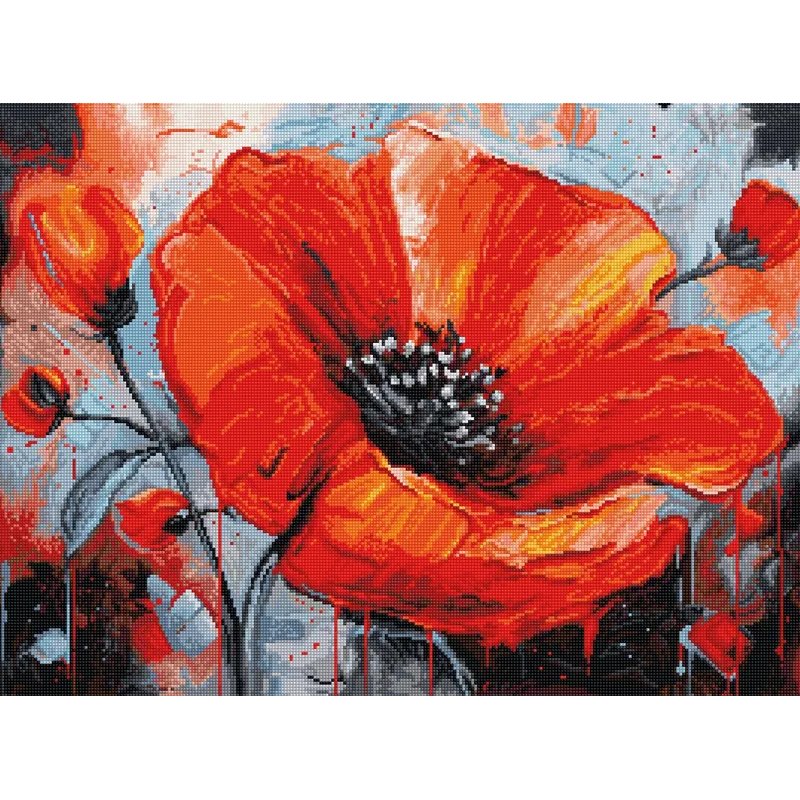 Embroidery kit The Passion of Poppies Embroidery kit The Passion of Poppies