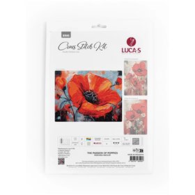 Kit de broderie La passion des coquelicots