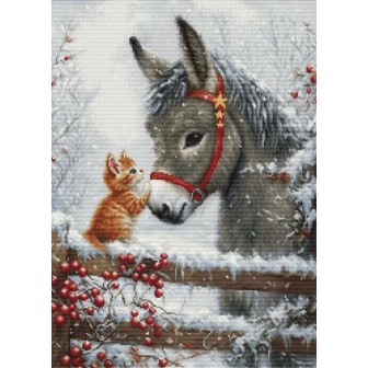 Luca-S Embroidery kit Warm Hug